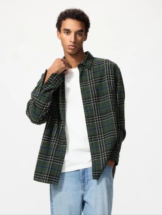 Uniqlo Other - NWOT Uniqlo Flannel Plaid Button Up Shirt